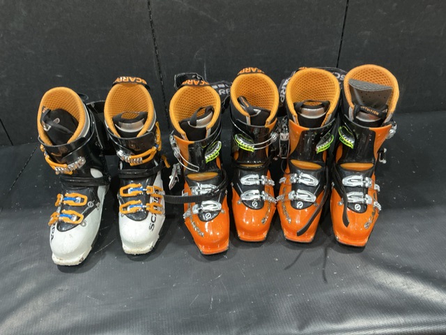 (5) Pairs of Scarpa Ski Boots
