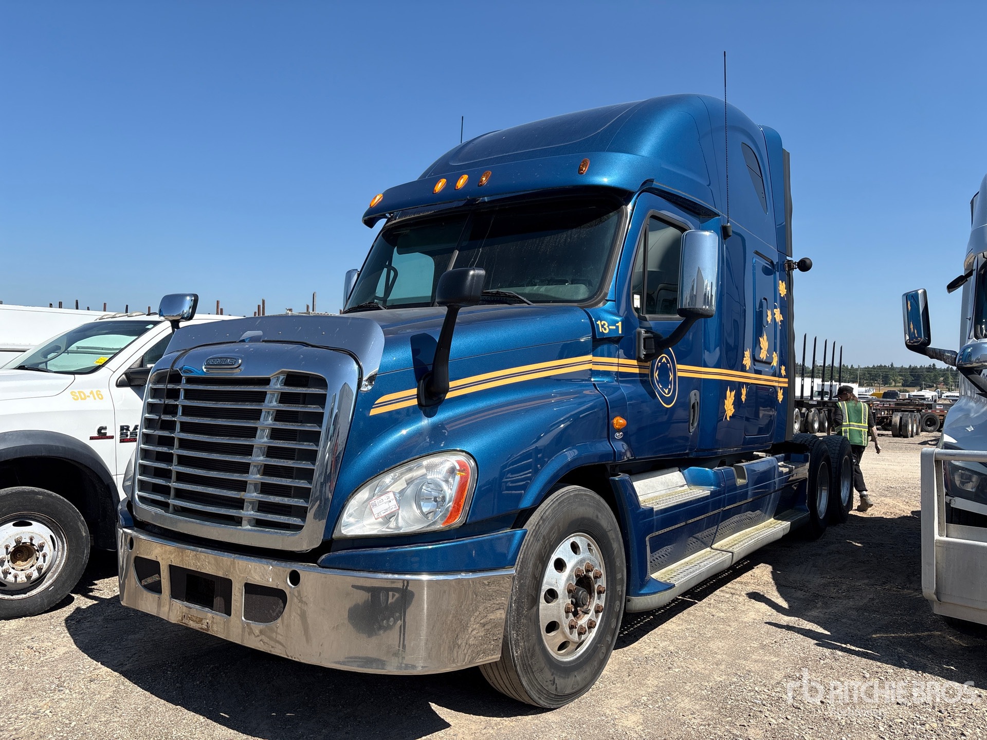 2013 Freightliner Cascadia 125 6x4 T/A Sleeper Truck Tractor (Inoperable)