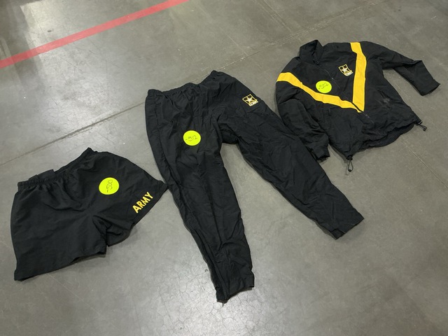 (14) Physical Fitness Jackets, (44) Physical Fitness Trunks & Assorted Items (14) Physical Fitness Jackets, (44) Physical Fitness Trunks & Assorted Items