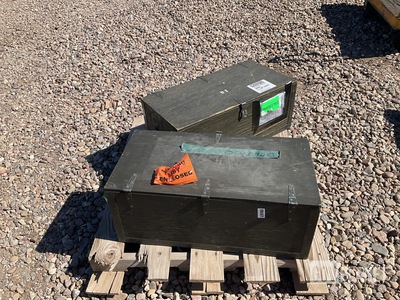 (2) Wooden Chests