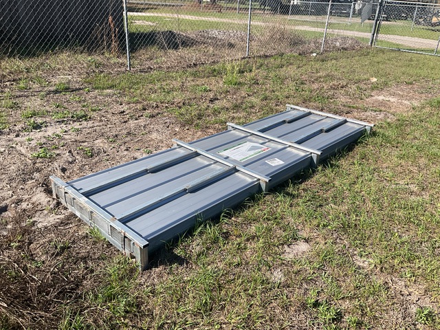 (100) Piece Lot of 10' Long Corrugated Steel Panels (100) Piece Lot of 10' Long Corrugated Steel Panels