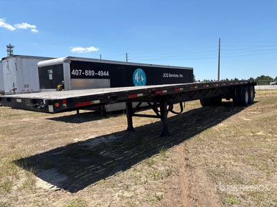 2001 Great Dane 45 ft T/A Flatbed Trailer