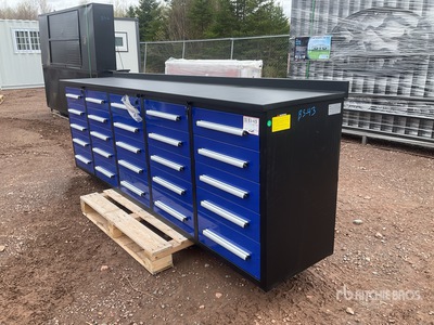 Steelman 10 ft 25-Drawer Workbench (Unused)