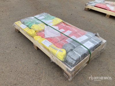 Quantity of (22) Polyester Webbing Fascia per sollevamento (Unused)