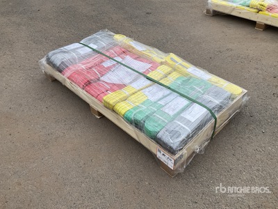Quantity of (22) Polyester Webbing Fascia per sollevamento (Unused)