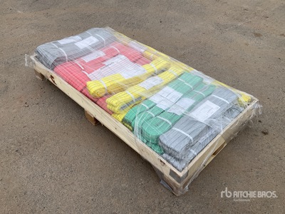 Quantity of (22) Polyester Webbing Fascia per sollevamento (Unused)