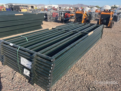 Quantity of (12) 2026 RanchMaster HDALYPNL12 12 ft Alley Panel para ganado (Unused)