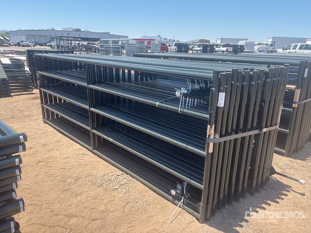 Quantity of (24) 2026 RanchMaster MCM12 12 ft Ranch Livestock Gate (Unused)