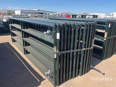 Quantity of (24) 2026 RanchMaster MCM12 12 ft Ranch Livestock Gate (Unused)