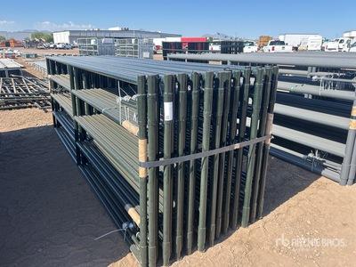Quantity of (24) 2026 RanchMaster MCM12 12 ft Ranch Livestock Gate (Unused)