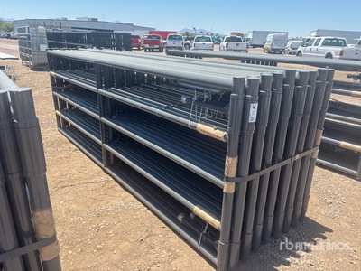 Quantity of (16) 2026 RanchMaster RGMG120 12 ft Magnum Ranch Portail pour bétail (Unused)
