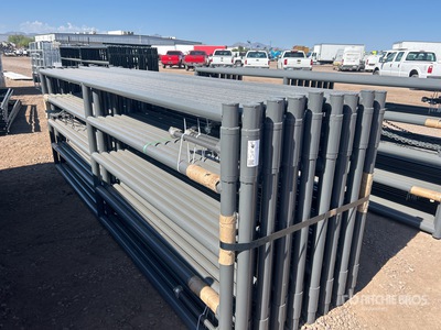 Quantity of (16) 2026 RanchMaster RGMG120 12 ft Magnum Ranch Livestock Gate (Unused)
