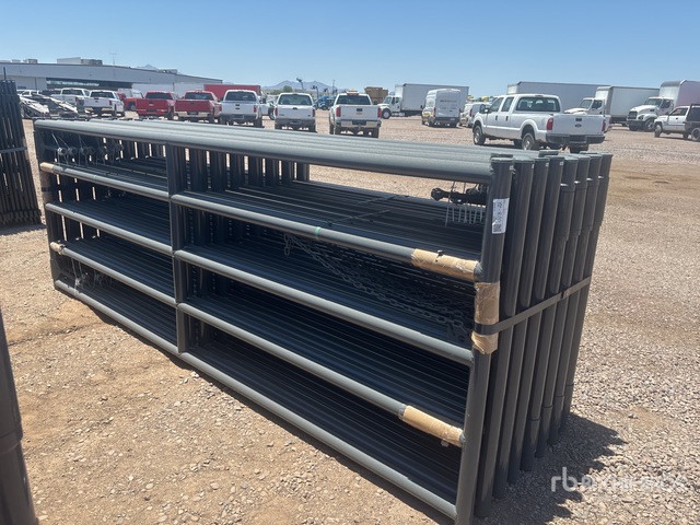 Quantity of (16) 2026 RanchMaster RGMG120 12 ft Magnum Ranch Livestock Gate (Unused)