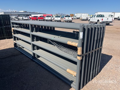 Quantity of (16) 2026 RanchMaster RGMG120 12 ft Magnum Ranch Livestock Gate (Unused)