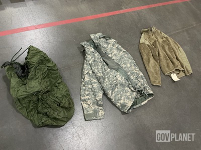 (34) Cold Weather Jackets, (12) Cold Weather Parkas & Assorted Items