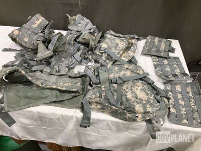 (85) M4 Three Mag Pouches, (50) Waist Packs & Assorted Items