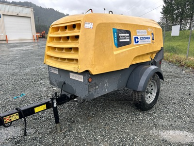 2021 Atlas Copco XAS 188 KD8 CW 185 cfm Mobile Air Compressor