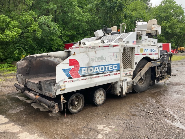 2018 Roadtec RP190E Wheel Asphalt Paver