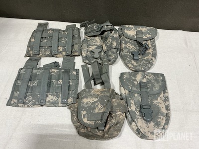 (119) Entrenching Tool Carriers, (107) M4 Three Mag Pouches & Assorted Items