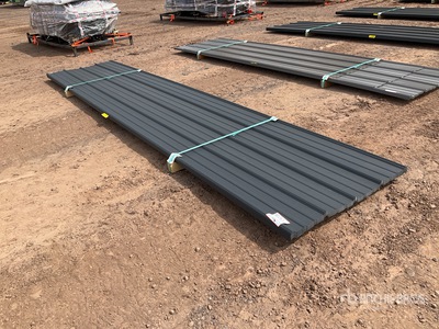Quantity of (30) Metal Roofing Panels, 3ft x 15ft معدات بناء متنوعة (Unused)