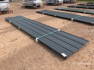Quantity of (24) Metal Roofing Panels, 3ft x 15ft معدات بناء متنوعة (Unused)