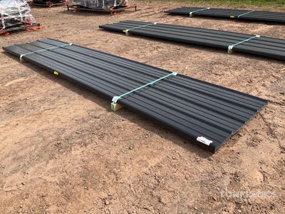 Quantity of (35) Metal Roofing Panels, 3ft x 15ft معدات بناء متنوعة (Unused)