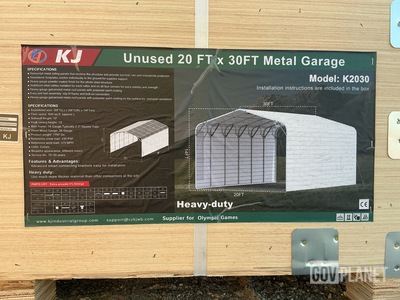 KJ K2030 Metal Garage - Unused