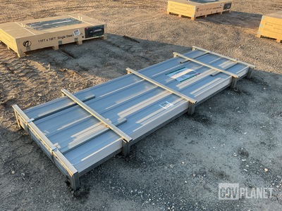 (100) Piece Lot of 10' Long Corrugated Steel Panels