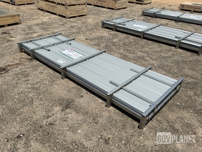 (100) Piece Lot of 10' Long Corrugated Steel Panels