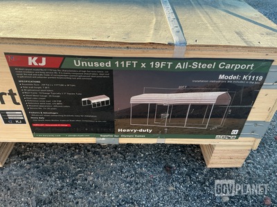 KJ K1119 All-Steel Carport - Unused