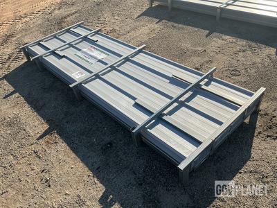 (100) Piece Lot of 10' Long Corrugated Steel Panels