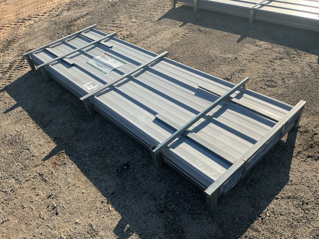 (100) Piece Lot of 10' Long Corrugated Steel Panels (100) Piece Lot of 10' Long Corrugated Steel Panels