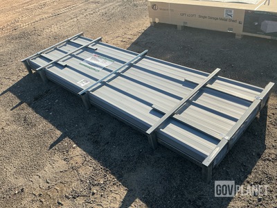 (100) Piece Lot of 10' Long Corrugated Steel Panels