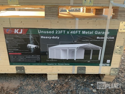 KJ K2346 Metal Garage - Unused