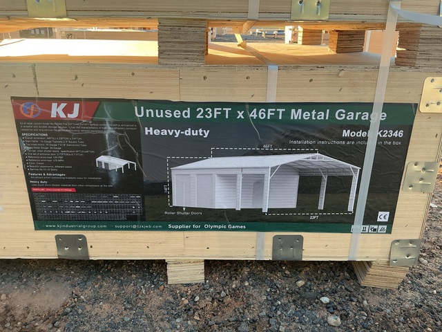 KJ K2346 Metal Garage - Unused