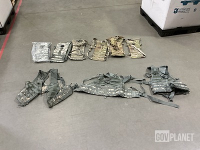 (12) Fighting Load Carriers, (49) Hydration System Carriers & Assorted Items