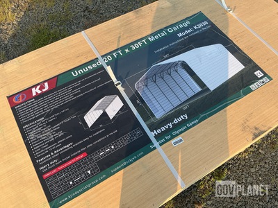 KJ K2030 Metal Garage - Unused