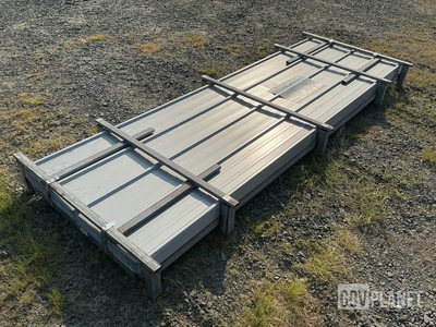 (100) Piece Lot of 10' Long Corrugated Steel Panels