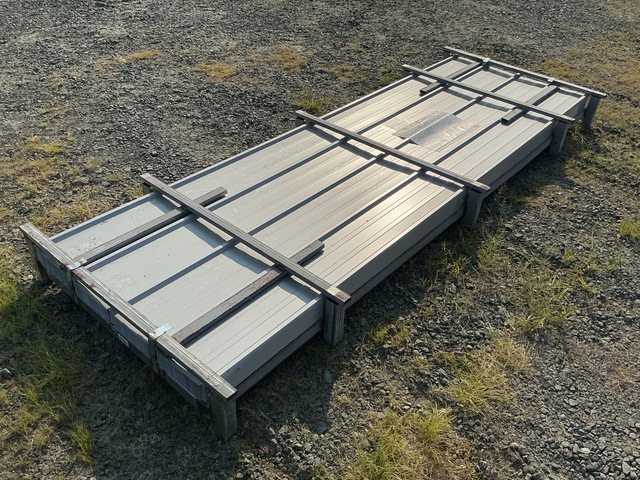 (100) Piece Lot of 10' Long Corrugated Steel Panels