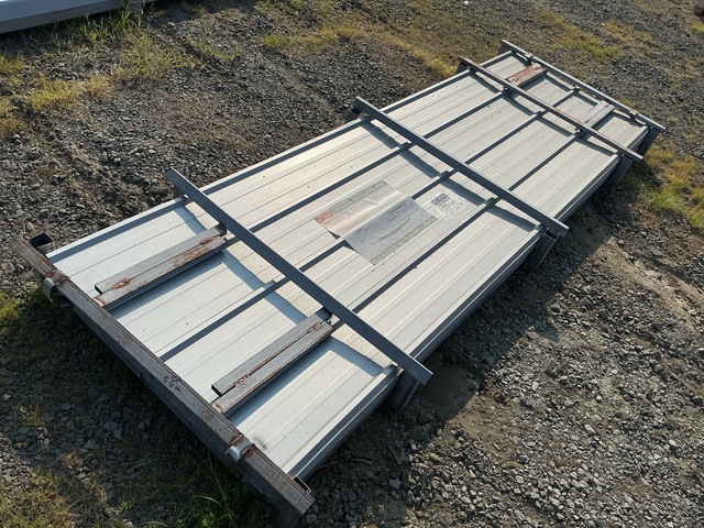 (100) Piece Lot of 10' Long Corrugated Steel Panels