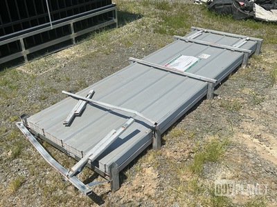 (100) Piece Lot of 10' Long Corrugated Steel Panels