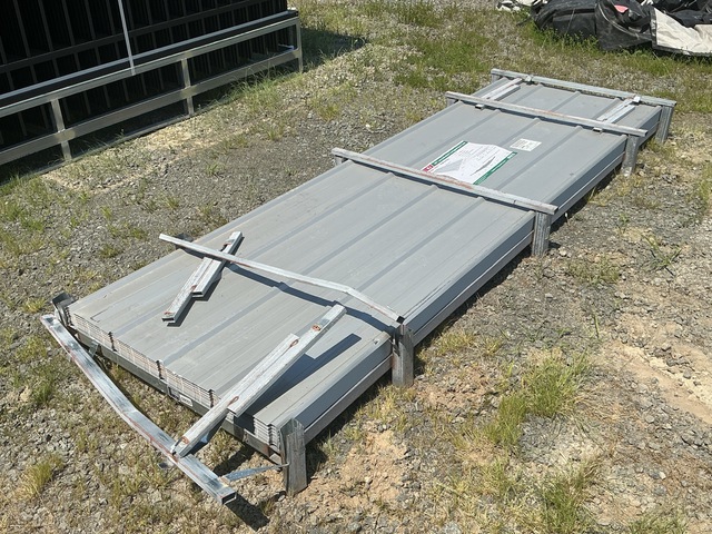 (100) Piece Lot of 10' Long Corrugated Steel Panels