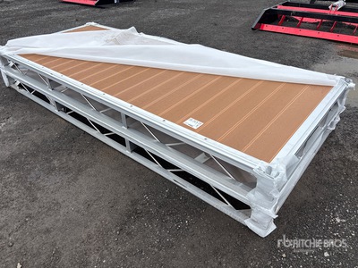 Quantity of (2) 2026 BYT BDF410 4 ft x 10 ft Aluminum Boat Dock Section Kit (Unused)