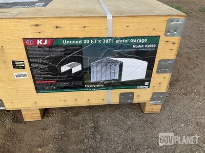 KJ K2030 Metal Garage - Unused