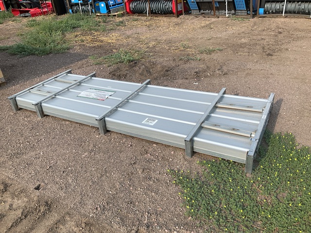 (100) Piece Lot of 10' Long Corrugated Steel Panels