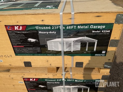KJ K2346 Metal Garage - Unused