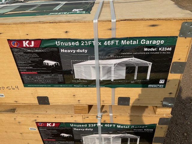 KJ K2346 Metal Garage - Unused