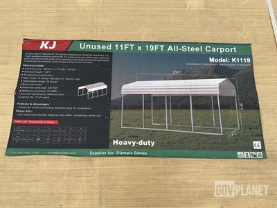 KJ K1119 All-Steel Carport- Unused