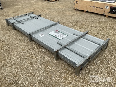 (100) Piece Lot of 10' Long Corrugated Steel Panels