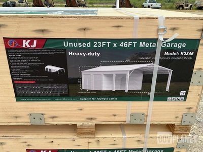 KJ K2346 Metal Garage - Unused